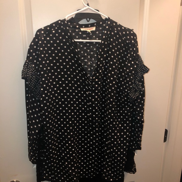Polka Dot button down shirt - Picture 2 of 3